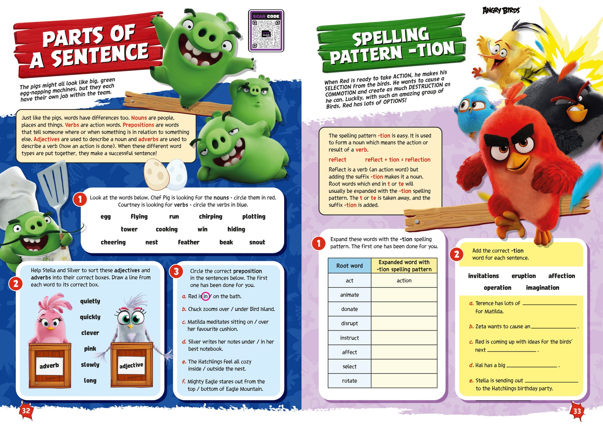 Angry Birds Fun Learning English Workbook 7-9yrs (series 2) set of 10 image 2