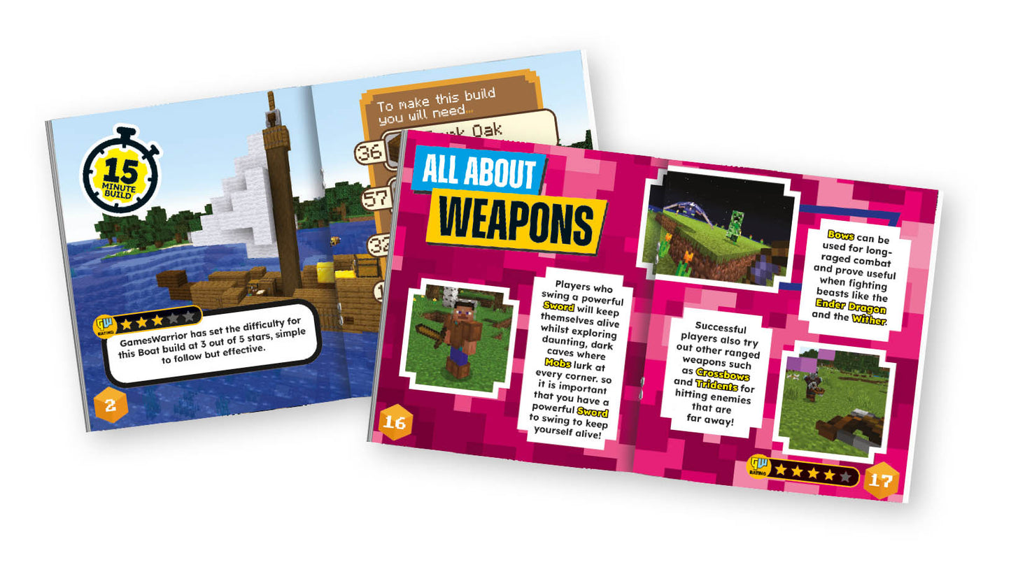 Minecraft Ultimate Unofficial Mini Gaming Guides Advent Calendar image 4