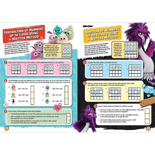 Angry Birds Fun Learning Maths Workbook 7-9yrs (series 3)