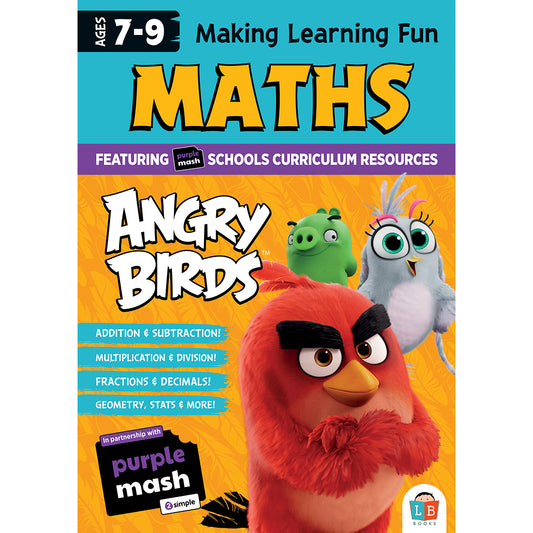 Angry Birds Fun Learning Maths Workbook 7-9yrs (series 3) Set of 10