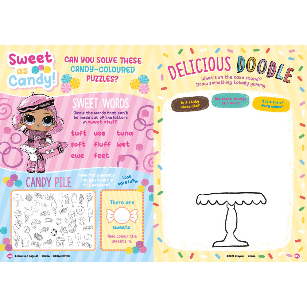 L.O.L. Surprise! & Crayola Official Activity Annual Softcover SS24