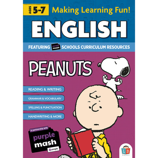 Peanuts Fun Learning English Workbook 5-7yrs (series 3) Set of 10