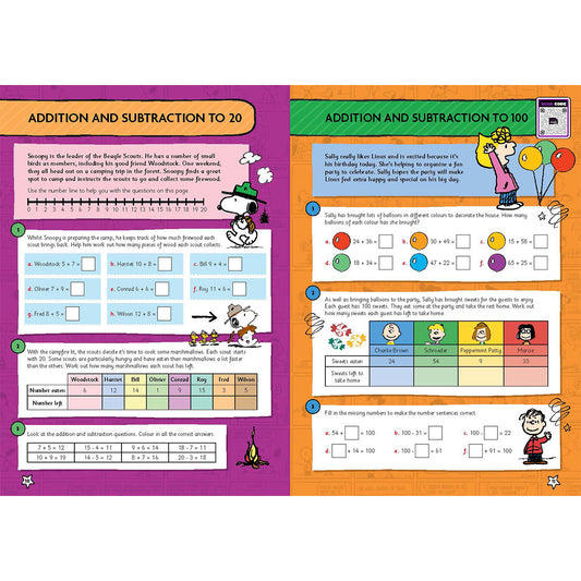 Peanuts Fun Learning Maths Workbook 5-7yrs (series 3)