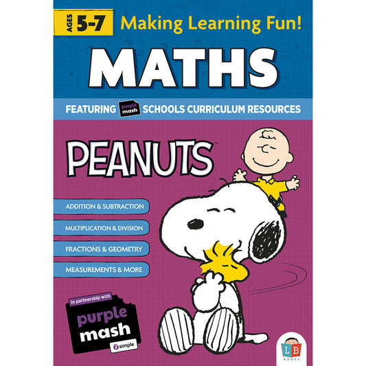 Peanuts Fun Learning Maths Workbook 5-7yrs (series 3) Set of 10