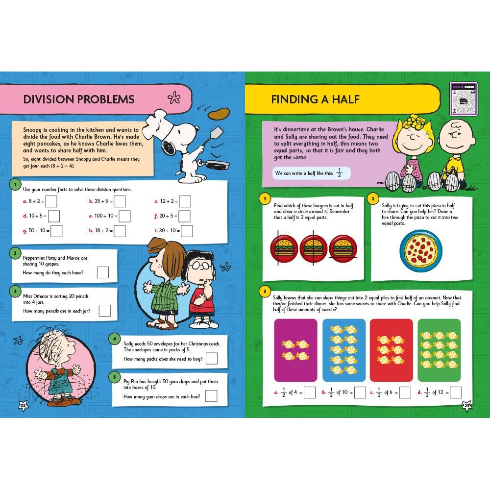 Peanuts Maths and Peanuts English Fun Learning Workbook Bundle 5-7 yrs (Series 2)