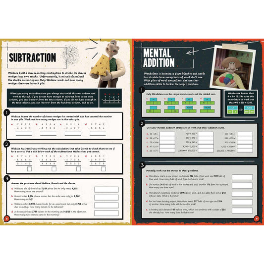 Wallace & Gromit Fun Learning Maths Workbook 9-11yrs (series 3)
