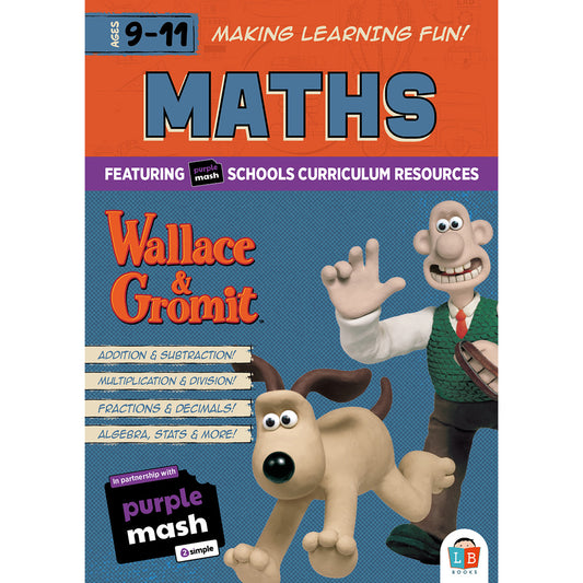 Wallace & Gromit Fun Learning Maths Workbook 9-11yrs (series 3) Set of 10