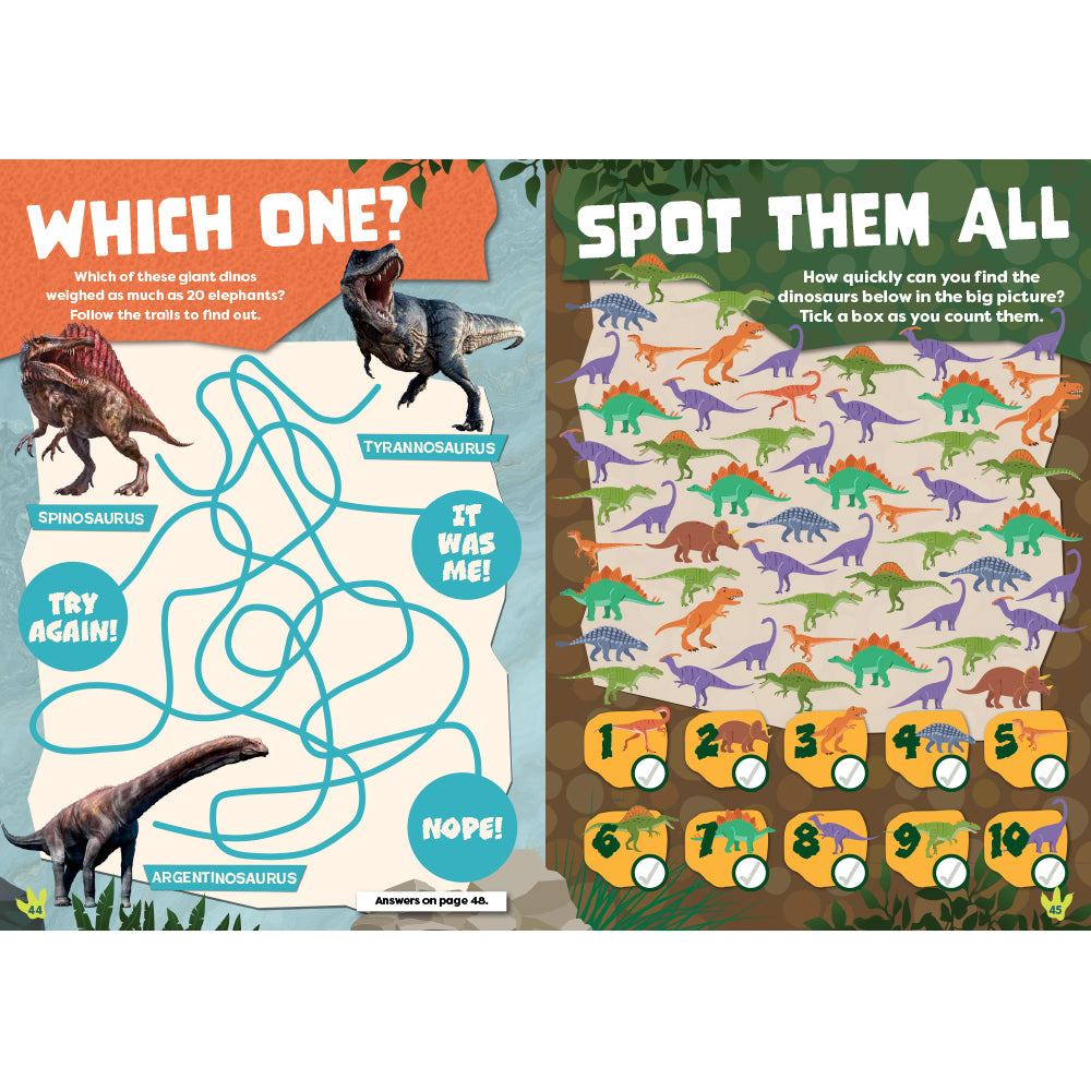 World of Dinosaurs Activity Book Softcover SS24