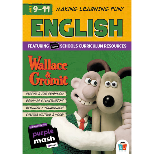 Wallace & Gromit Fun Learning English Workbook 9-11 yrs (series 2) set of 10