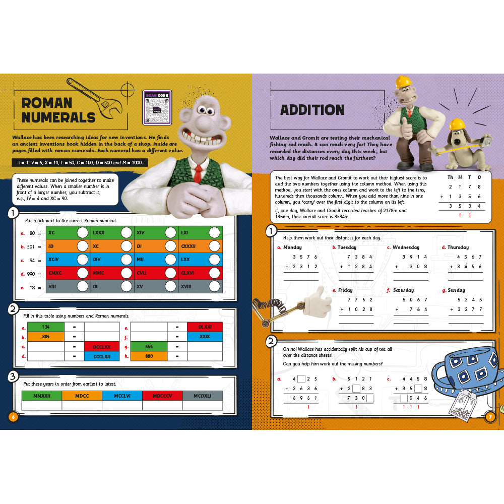 Wallace & Gromit English and Wallace & Gromit Maths Fun Learning Workbook Bundle 9-11 yrs (Series 2)