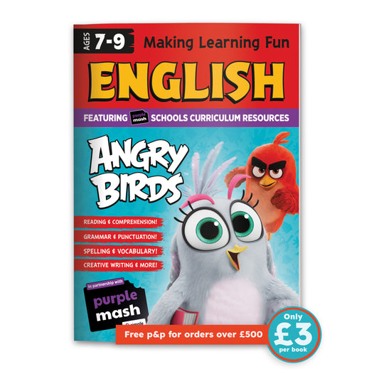 Angry Birds Fun Learning English Workbook 7-9yrs (series 2) set of 10 image 0