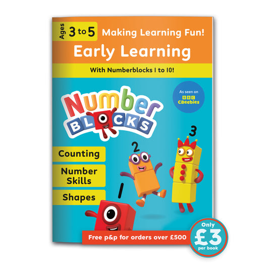 Numberblocks Fun Learning Workbook 3-5 yrs (series 2) set of 10 image 0