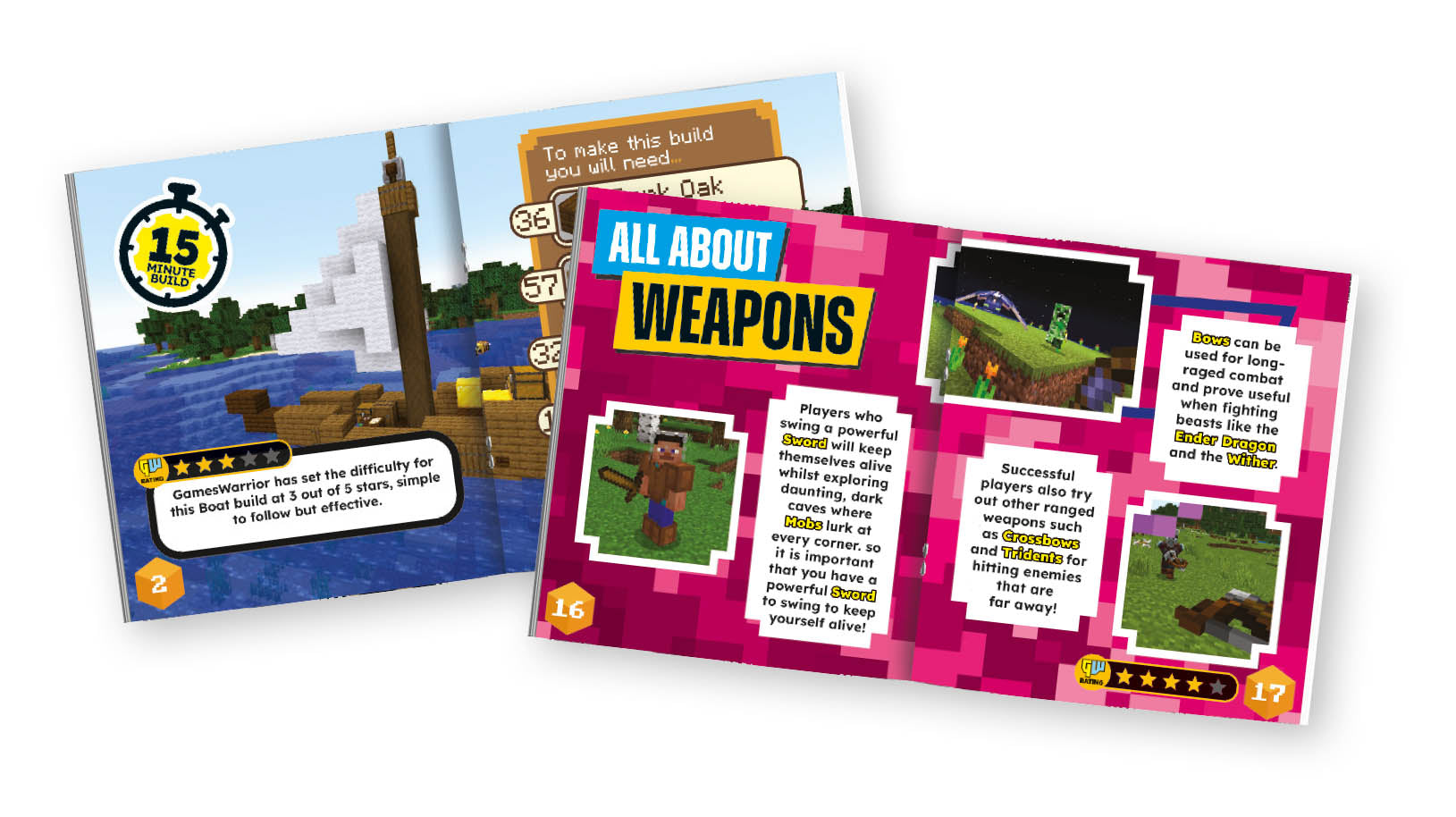 Minecraft Ultimate Unofficial Mini Gaming Guides Advent Calendar image 4