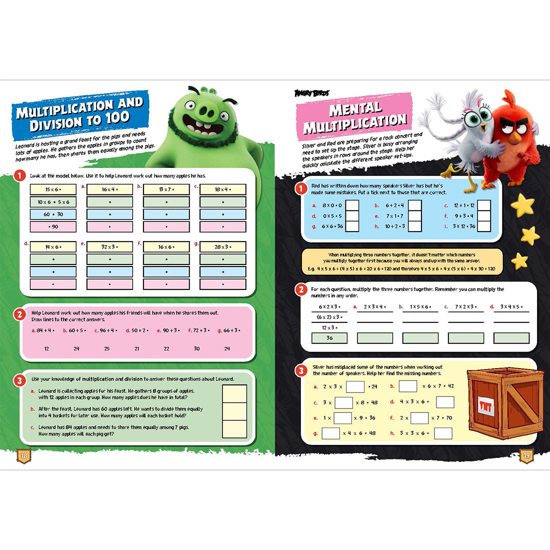 Angry Birds Fun Learning Maths Workbook 7-9yrs (series 3)