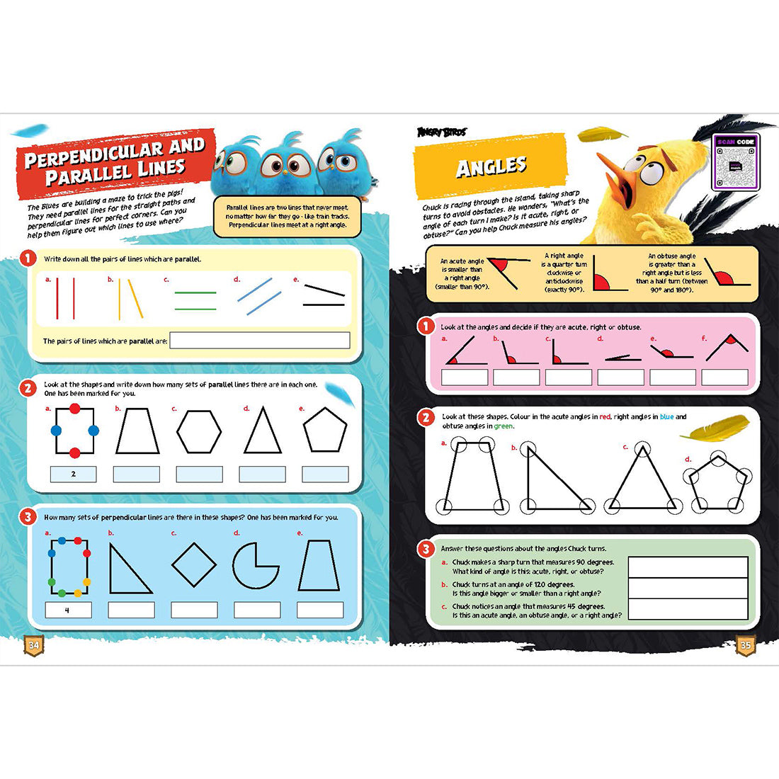 Angry Birds Fun Learning Maths Workbook 7-9yrs (series 3)