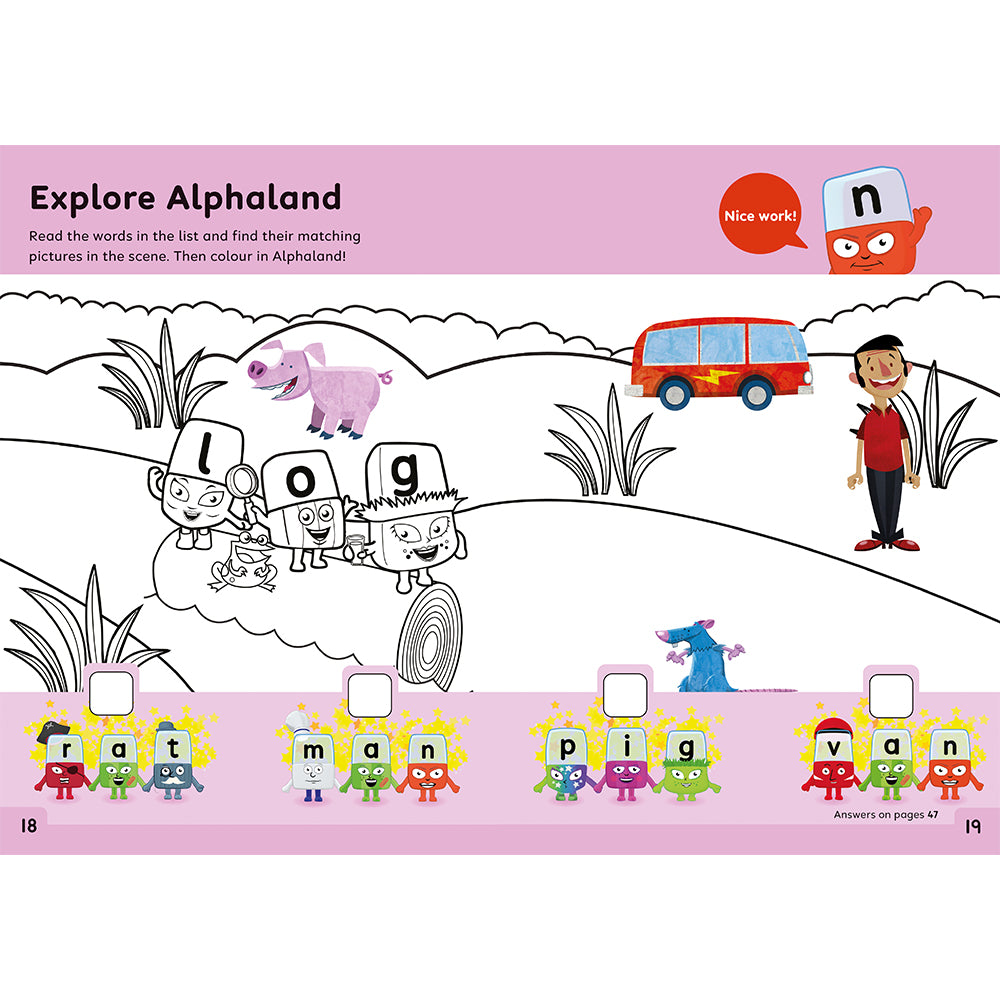 Alphablocks & Numberblocks Fun Learning Workbook Bundle 3-5 yrs (series 2)