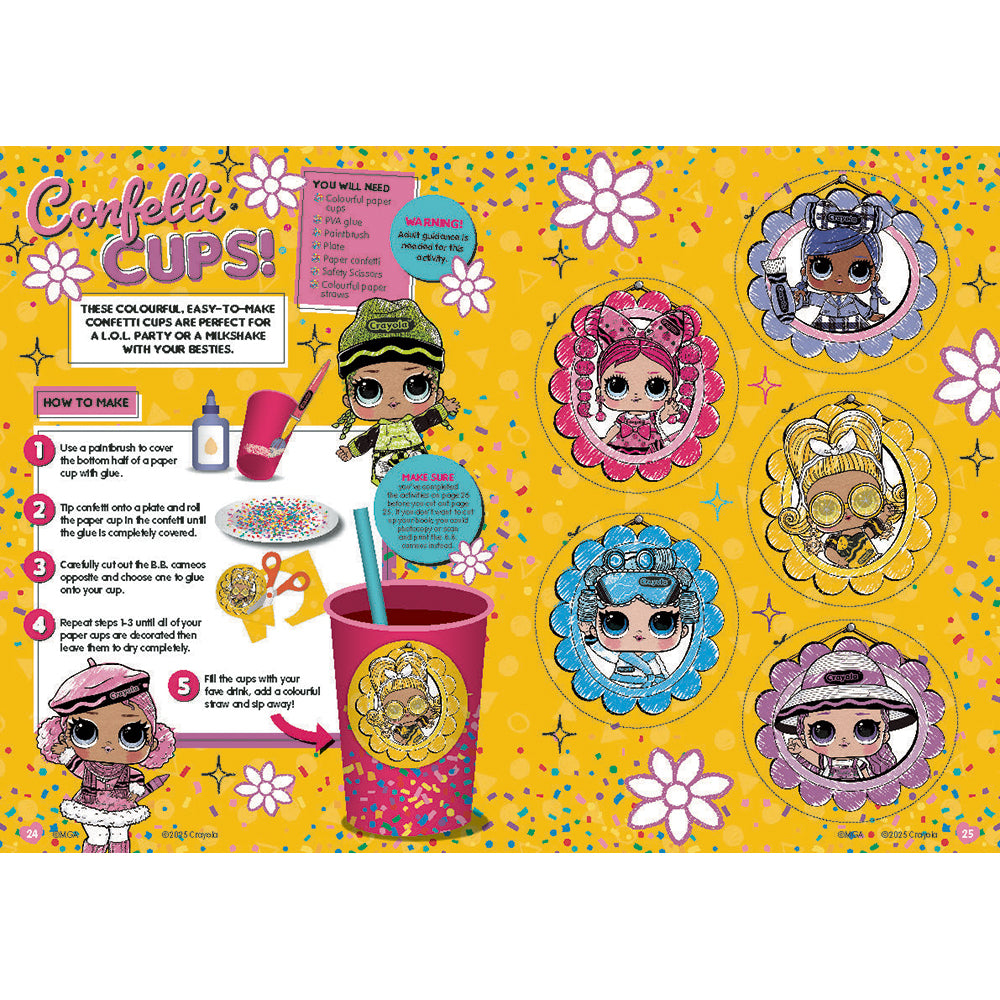 LOL & Crayola Official Activity Annual Softcover SS25
