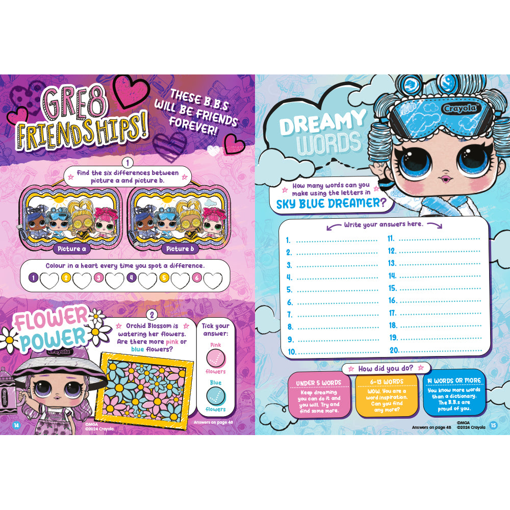 L.O.L. Surprise! & Crayola Official Activity Annual Softcover SS24