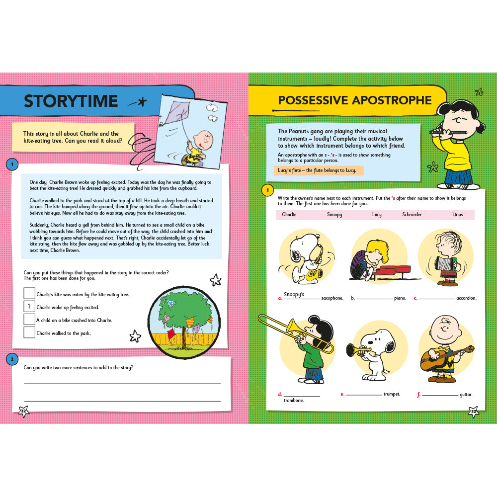 Peanuts Fun Learning English Workbook 5-7yrs (series 2)