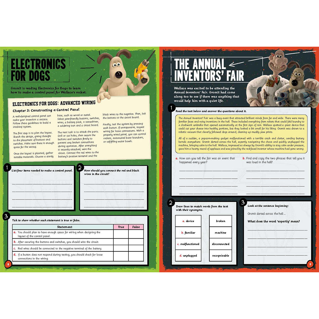 Wallace & Gromit Fun Learning English Workbook 9-11yrs (series 3)