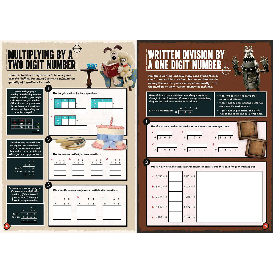 Wallace & Gromit Fun Learning Maths Workbook 9-11yrs (series 3)
