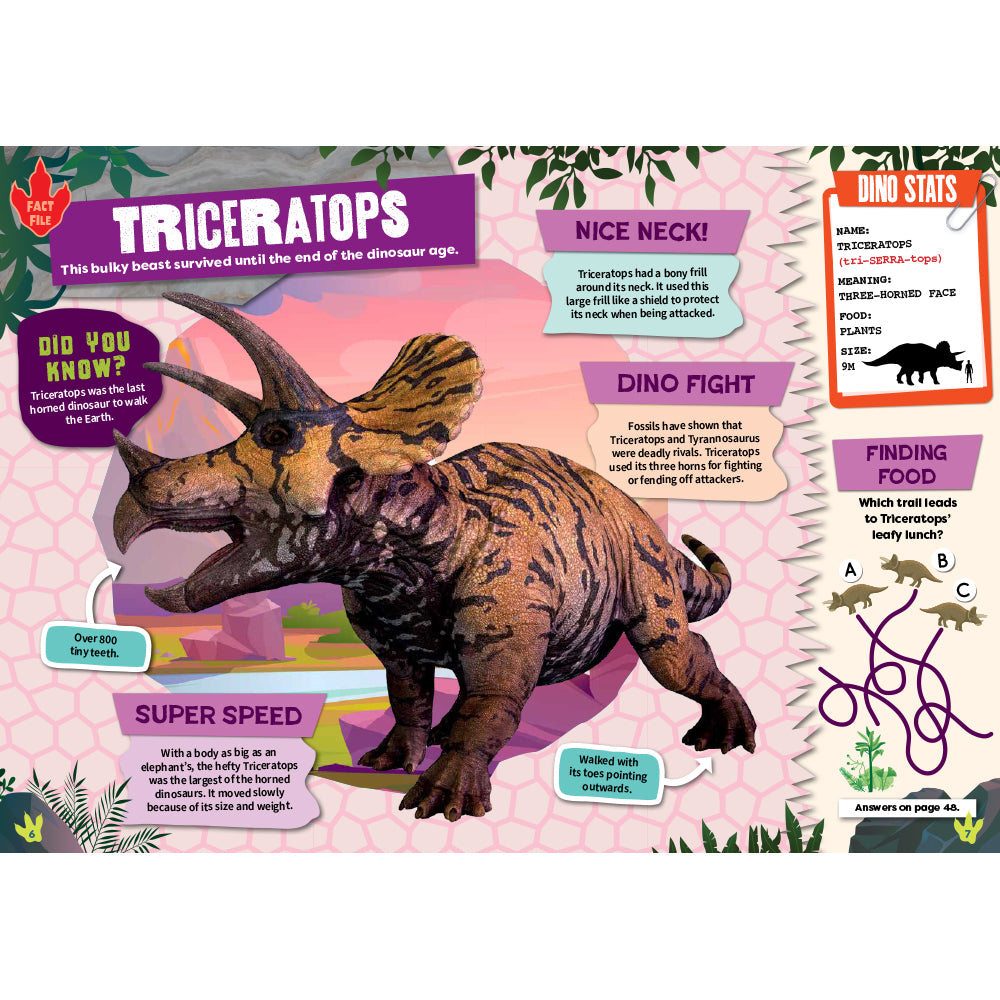 World of Dinosaurs Activity Book Softcover SS24