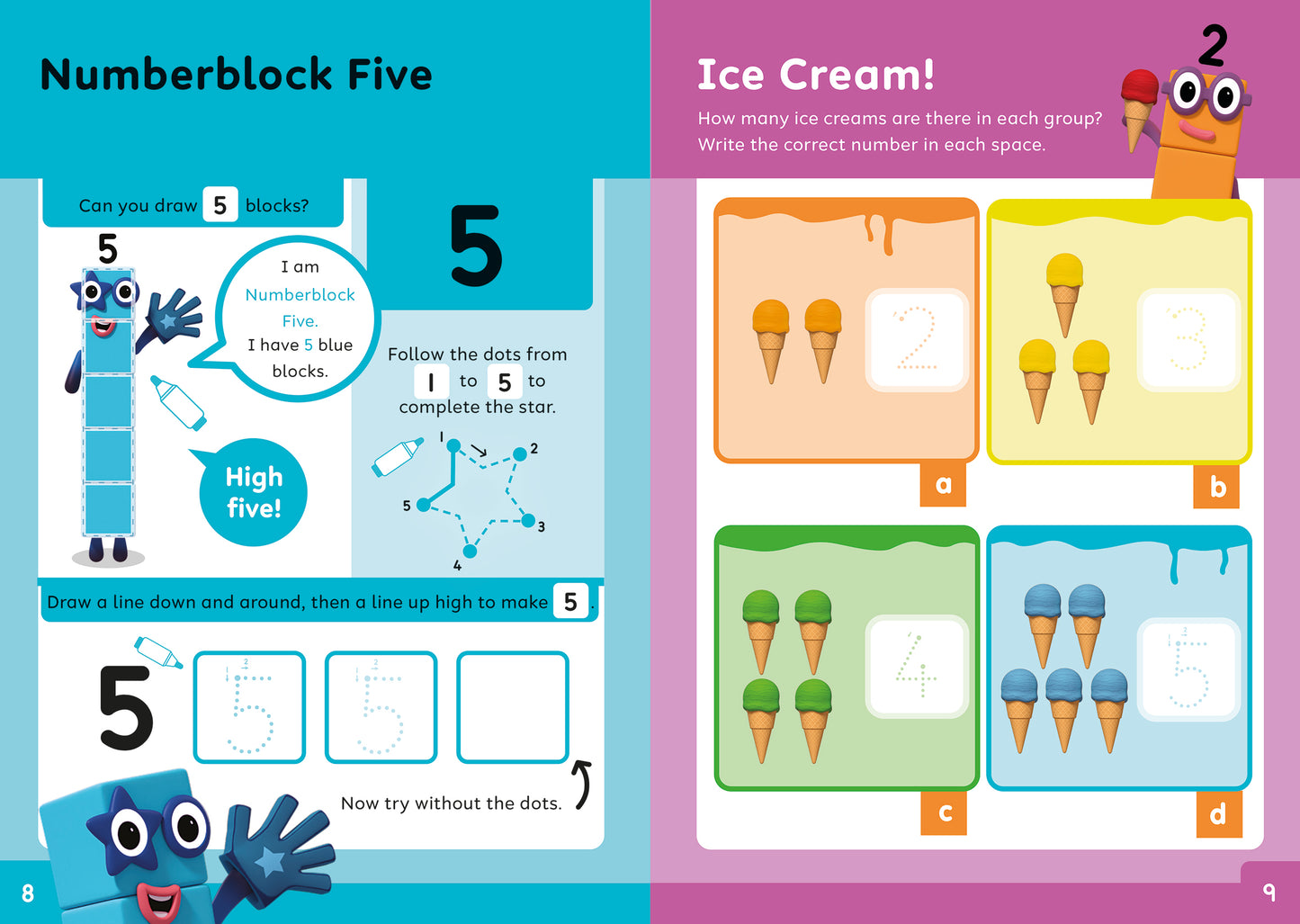Alphablocks Fun Learning Workbook 3-5 yrs (series 2) set of 10 image 3