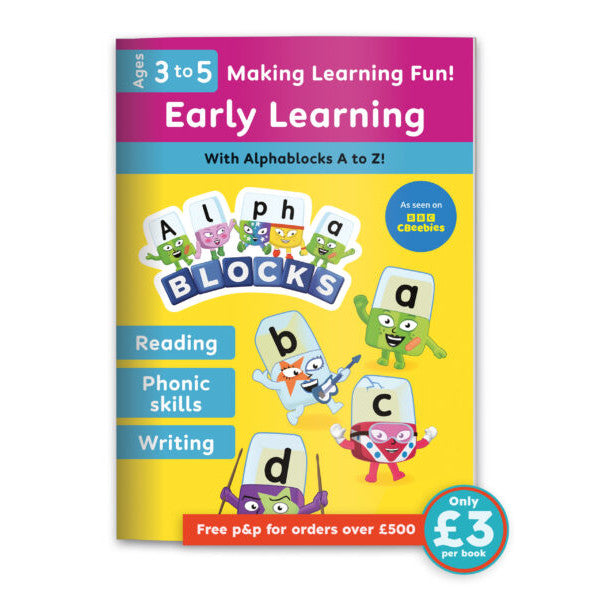 Alphablocks Fun Learning Workbook 3-5 yrs (series 2) set of 10 image 0