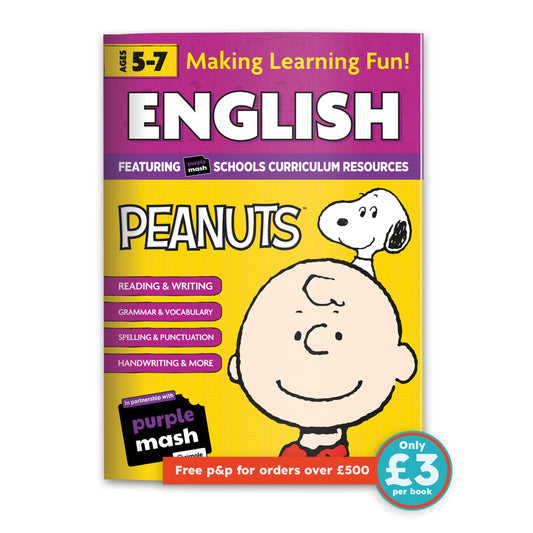 Peanuts Fun Learning English Workbook 5-7yrs (series 2) set of 10 image 0